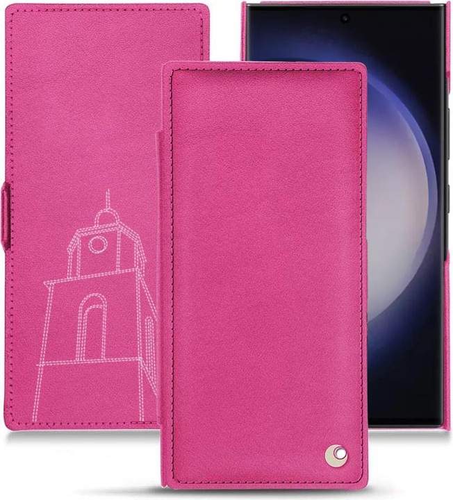 Actual product image Noreve Horizontal leather flap shell (Samsung Galaxy S23 Ultra, Samsung Galaxy S24 Ultra)