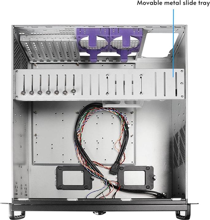 Produktbild Chieftec 19" 4U E-ATX IPC Case Black No PSU