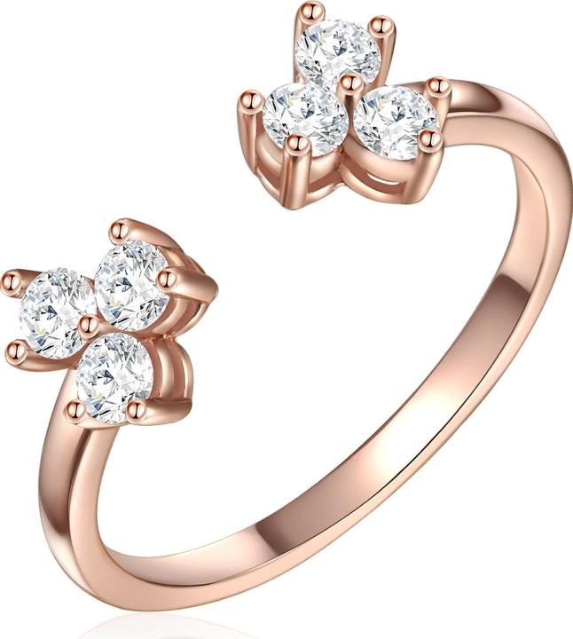 Immagine prodotto Glanzstücke München Donna Argento Cubico Zirconia Oro Rosa - 11812 (50, 925 Argento)