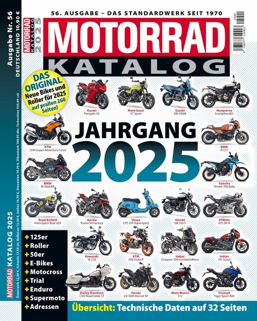 Produktbild Motorrad-Katalog 2025 (Deutsch, Motorbuch, 2024)