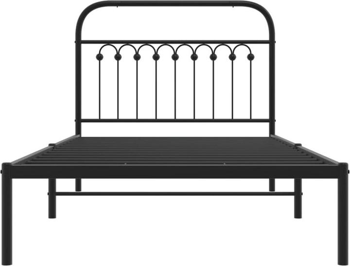 Actual product image VidaXL Bed frame with headboard (100 x 200 cm)