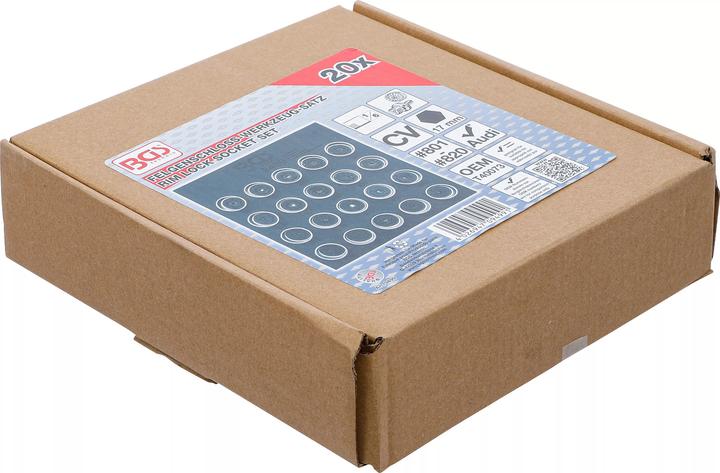 Immagine prodotto BGS Modulo per carrelli portautensili 1/6: set di utensili per bulloni di sicurezza per Audi 20 pz.