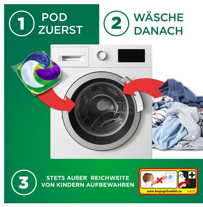 Actual product image Ariel MaxPower Pods Color Waschmittelpods 54 WL (54 Washing cycles)