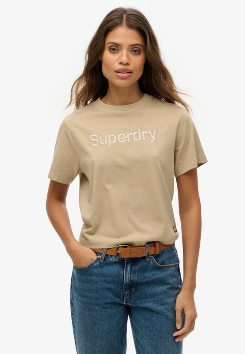 Produktbild Superdry Kastiges, lockeres T-Shirt mit aufgesticktem Core-Logo (12XL)