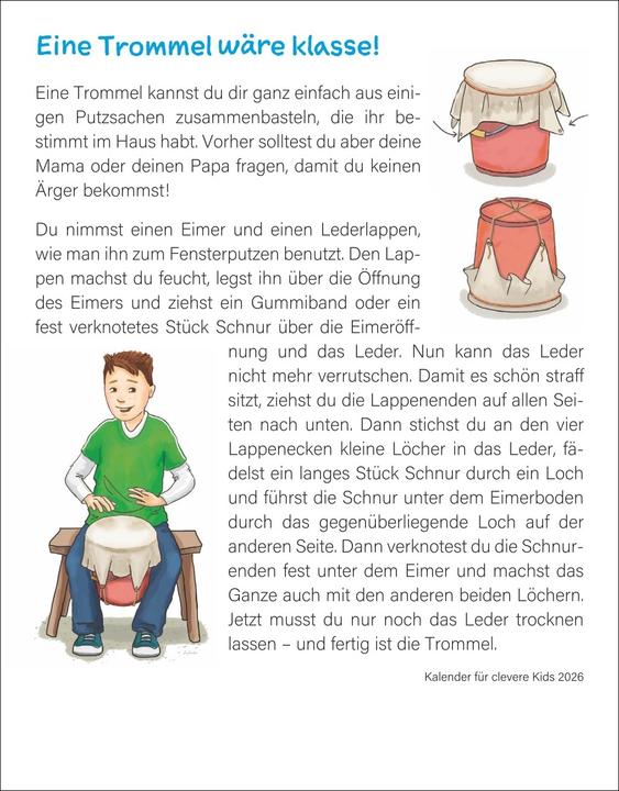 Actual product image Harenberg Kalender für clevere Kids Tagesabreisskalender 2026