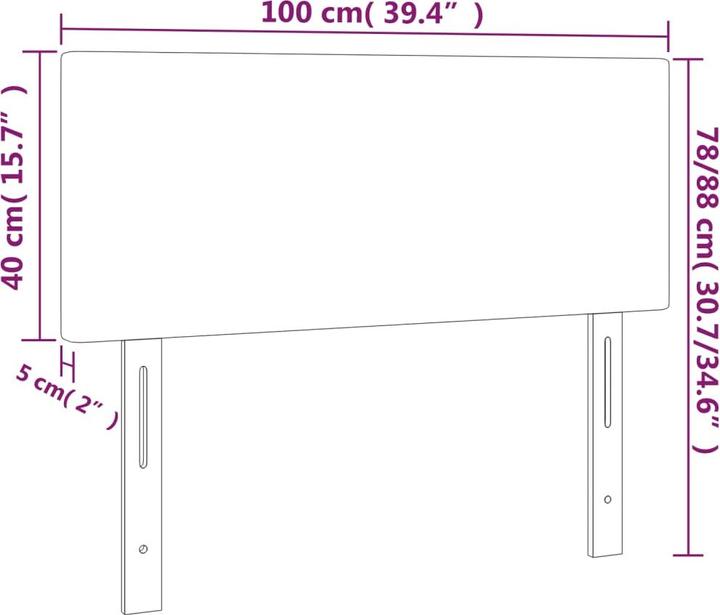 Actual product image VidaXL Roberto (160 x 5 x 128 cm)