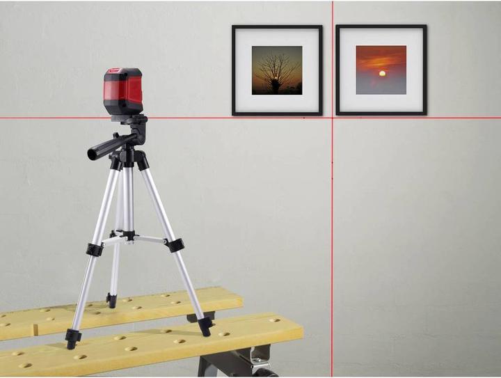 Produktbild Toolcraft Kreuzlinienlaser CL8 mit Stativ