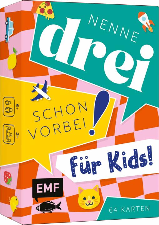 Productafbeelding Kaartspel: Noem er drie - al voorbij!... voor kinderen! (Duits)