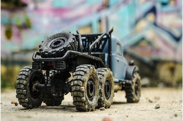 Immagine prodotto RocHobby Crawler in scala ATLAS 6x6, blu, 1:18, RTR (RTR pronto all'uso)