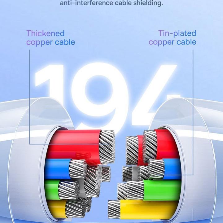 Produktbild Baseus Cable cabel Type C to Type C PD 6A 100W Explorer P10319703221-01 / CB000043 1 m purple (1 m, 100 W)