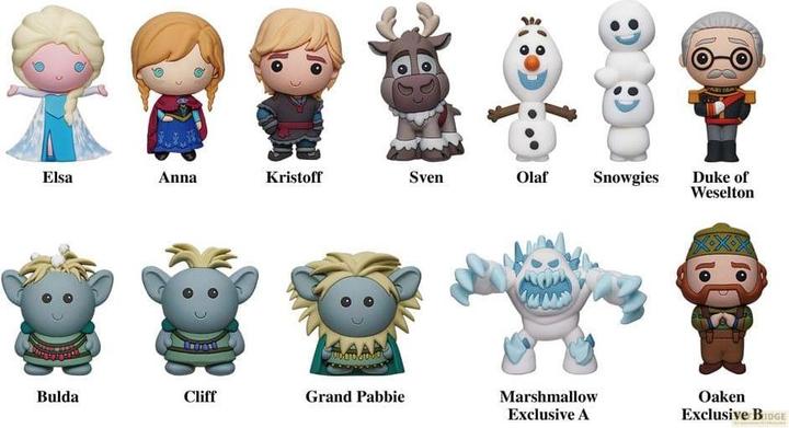 Produktbild Monogram Int. Die Eiskönigin - Völlig unverfroren 3D PVC-Taschenanhänger 10th Anniversary Series 59 Display (24)