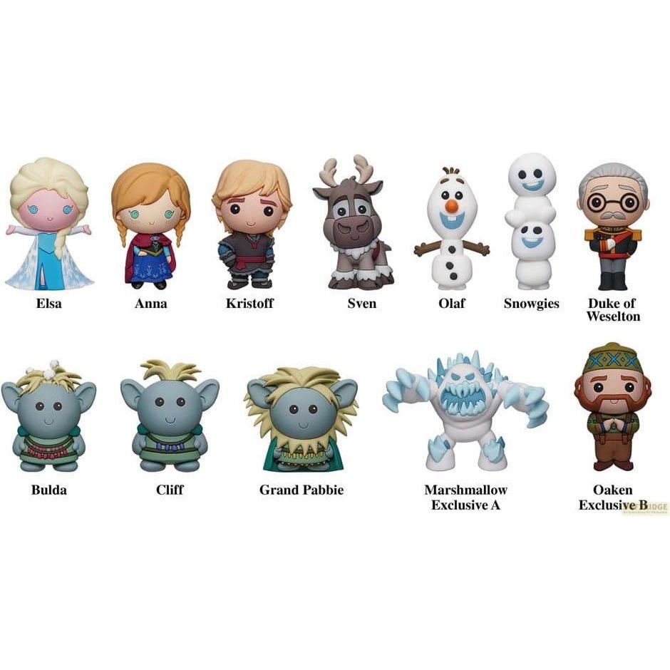 Monogram Int., Schlüsselanhänger, Die Eiskönigin - Völlig unverfroren 3D PVC-Taschenanhänger 10th Anniversary Series 59 ...