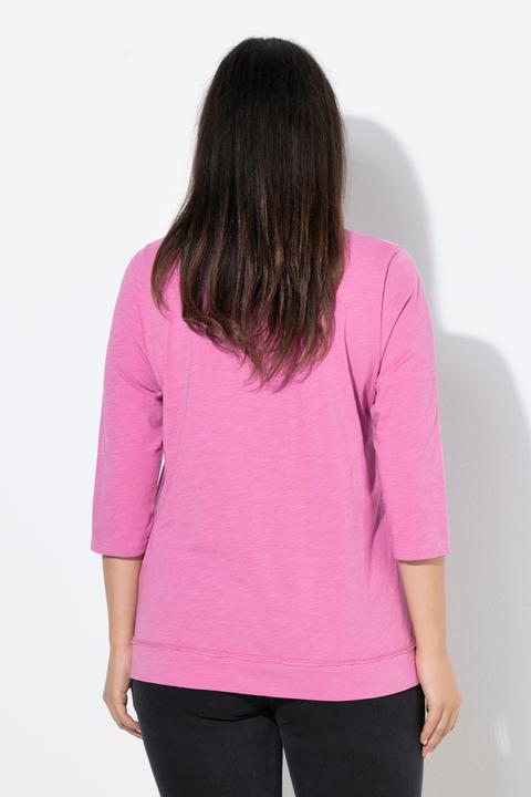 Produktbild Ulla Popken Shirt, Nice, Classic, Rundhalsausschnitt, 3/4-Arm (58)