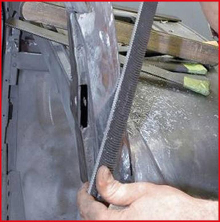 Actual product image KS Tools Body file blade, cross cut, cut3