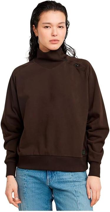 Actual product image G-Star Asymmetric Button Mock Sweat (M)
