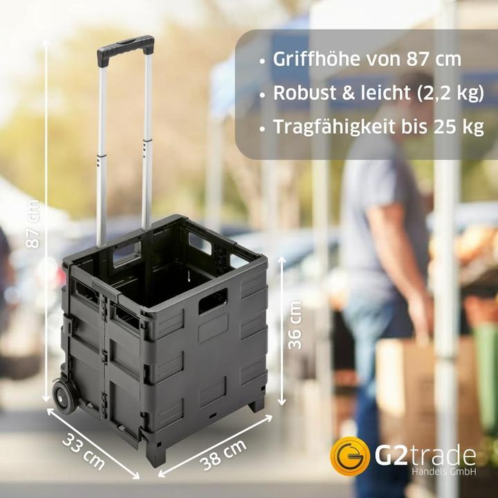 Produktbild G4P Protect Klappbarer Einkaufstrolley