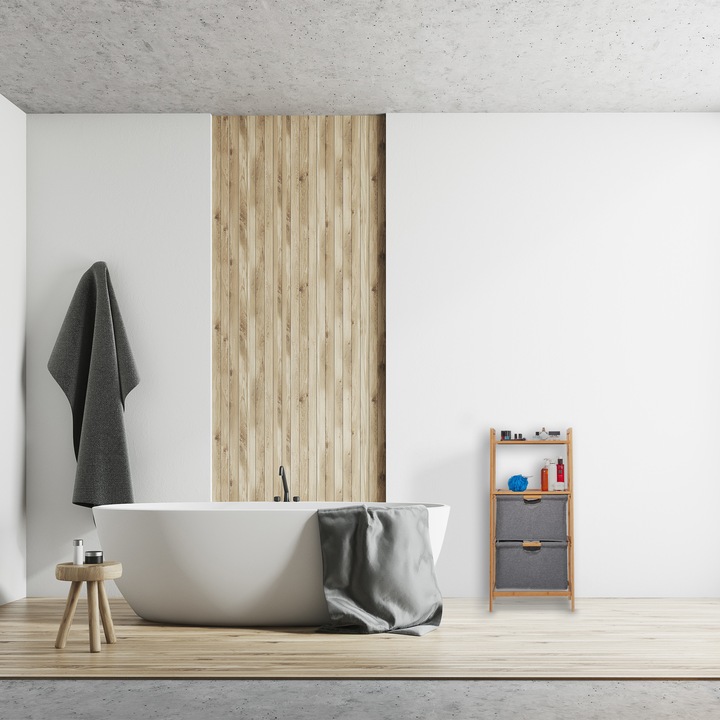 Produktbild Relaxdays Wäschekorb Regal