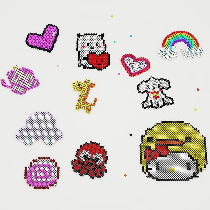 Actual product image I Am Creative Bügelperlen Steckperlen Kit, Bastelset 5mm 4300 Stück