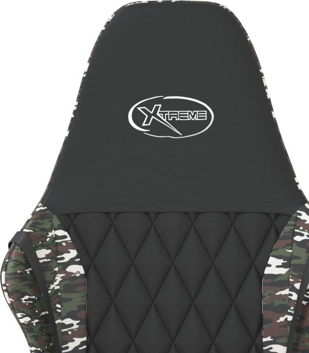 Image du produit vidaXL Gaming-Stuhl Schwarz und Tarnfarben Kunstleder,Farbe
