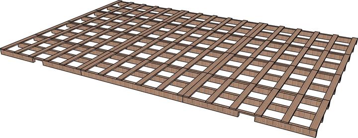 Actual product image Sport-Thieme Slatted frame wood