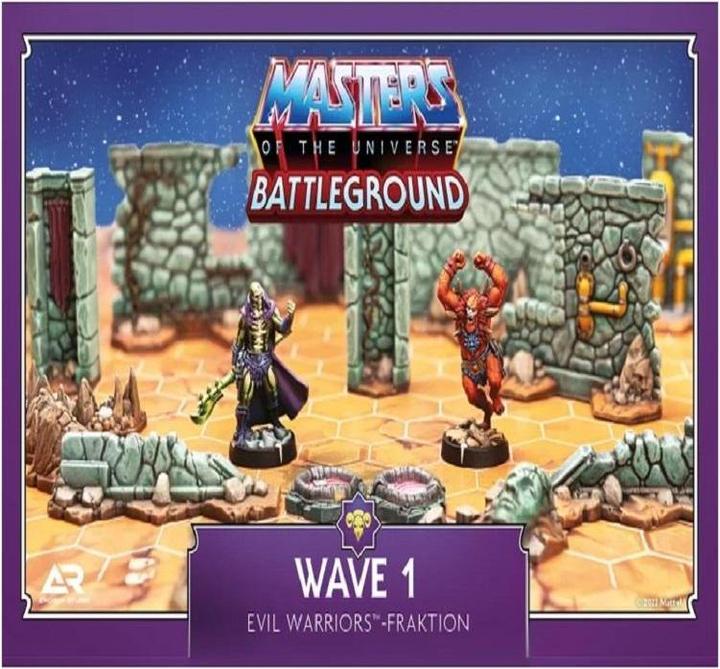 Actual product image Archon Studio ARCD0003 - Masters of the Universe Battleground - Wave 1 Evil Warriors Faction, (DE Expansion) (German)