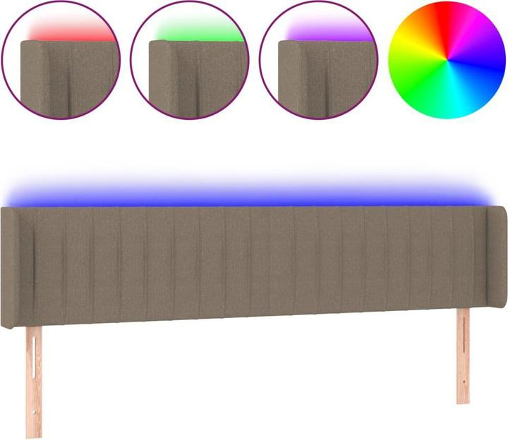 Image du produit vidaXL LED Kopfteil (163 x 16 x 88 cm)