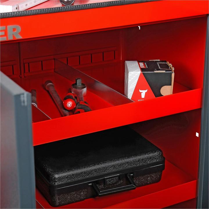 Produktbild Stier Schrankwagen mit 2 Einlegeböden (2x)