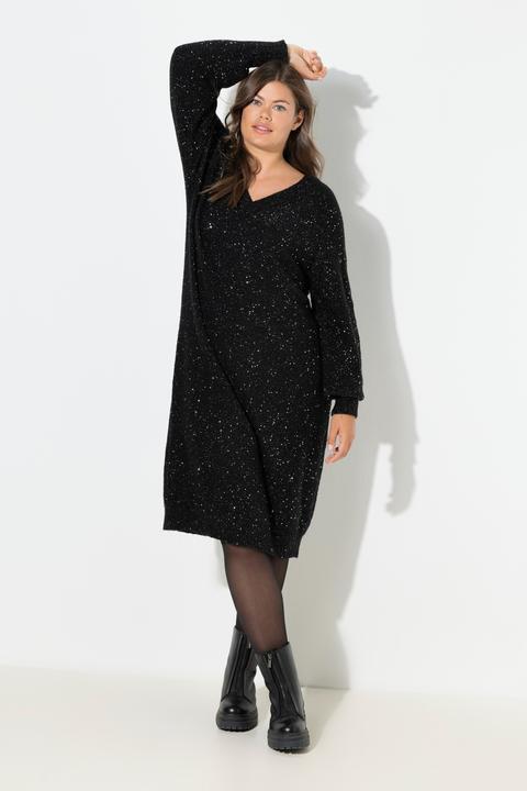Produktbild Laurasøn Strickkleid, V-Ausschnitt, Langarm (48, 50)