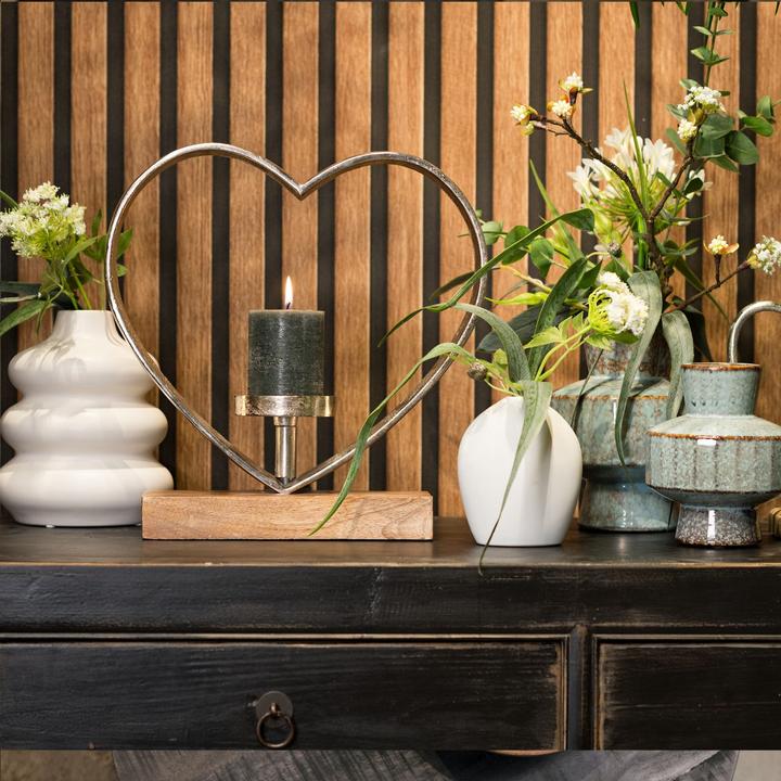 Produktbild G. Wurm Vase aus Keramik Blau (B/H/T) 13x16x13cm