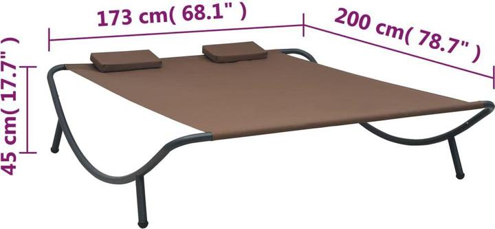 Immagine prodotto vidaXL Sonnenliege (200 cm)