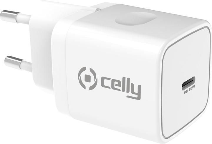 Celly TC1USBC30WWH, Interno, CA, Bianco (30 W, 1 porzione)