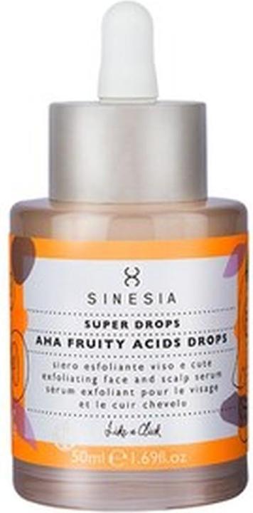 Actual product image Sinesia Super Drops AHA Fruity Acid Drops Exfoliating and Brightening Face and Scalp Serum 1.7oz (170 ml)