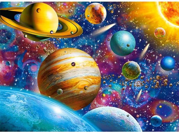 Actual product image Castorland Solar System Odyssey, Puzzle 100 pieces (100 pieces)