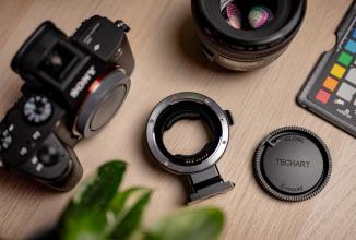 Immagine prodotto Techart Adattatore da viaggio TCS-04 - Canon EF / Sony E