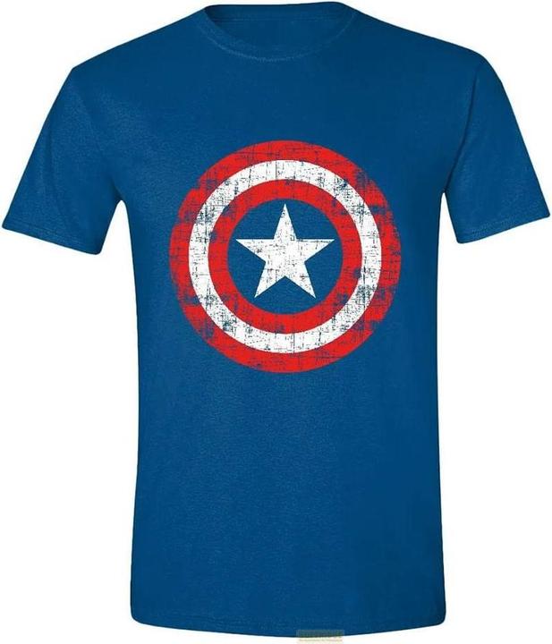 Produktbild Death Note Marvel T-Shirt Captain America Cracked Shield (M) (M)