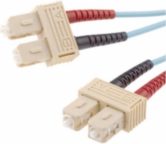 Image du produit RS PRO Cordon de brassage multimode SC - SC Aqua 10m (10 m)