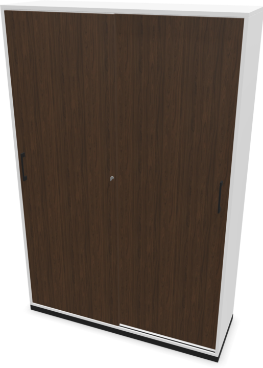 Black, Walnut decor dark with structure, White