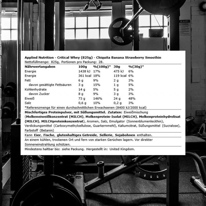Produktbild Applied Nutririon Critical Whey (825 g, Banane, Erdbeere)