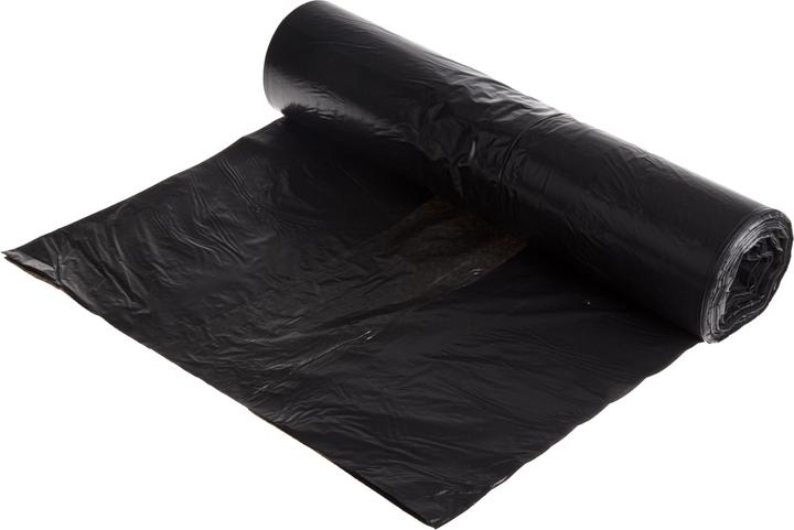 Actual product image RS PRO 50 pcs garbage bags, plastic, black, 80 90L (50 x, 90 l)