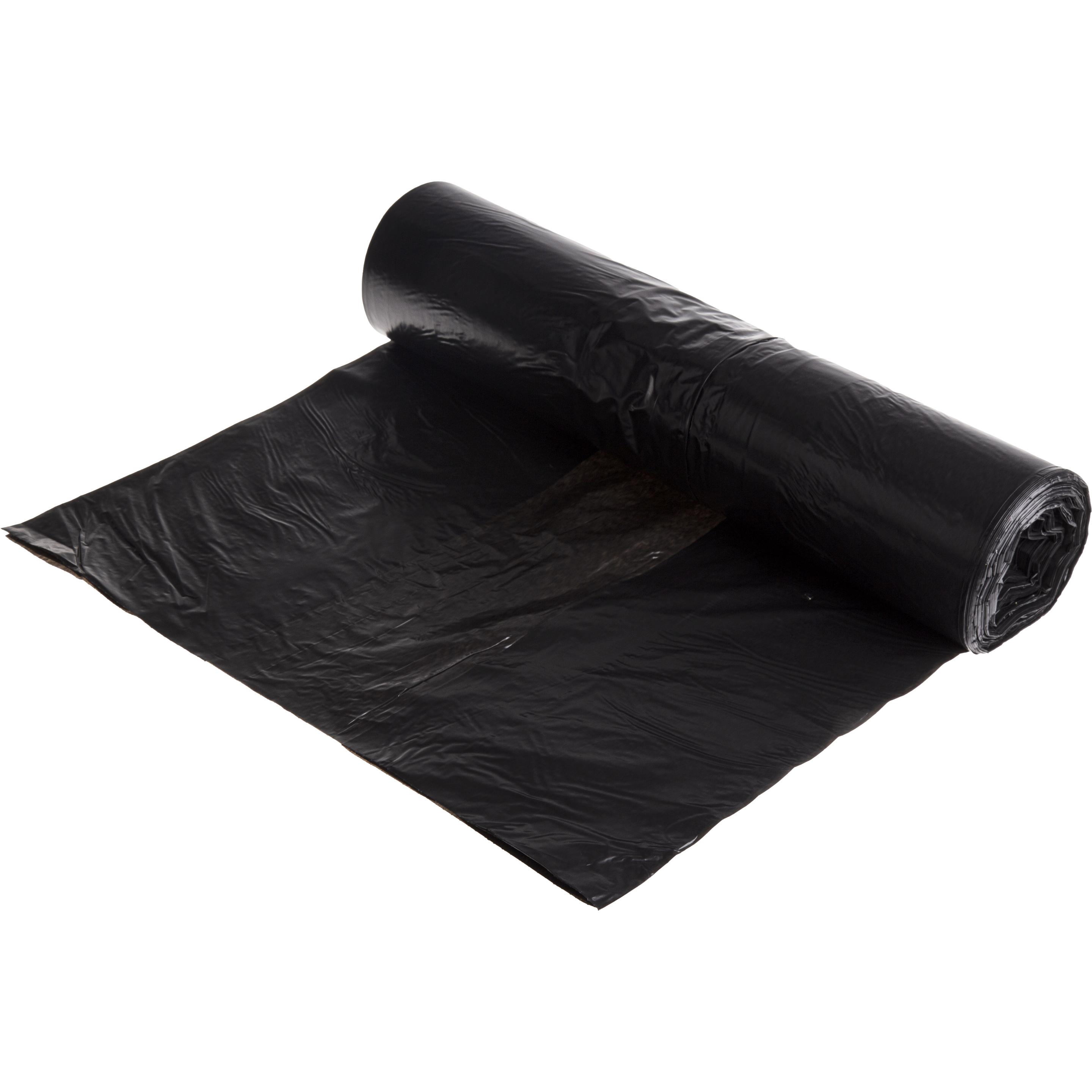 Rs Pro 50 Stk Müllsäcke, Kunststoff, Schwarz, 80 90L, Abfallsack, Schwarz