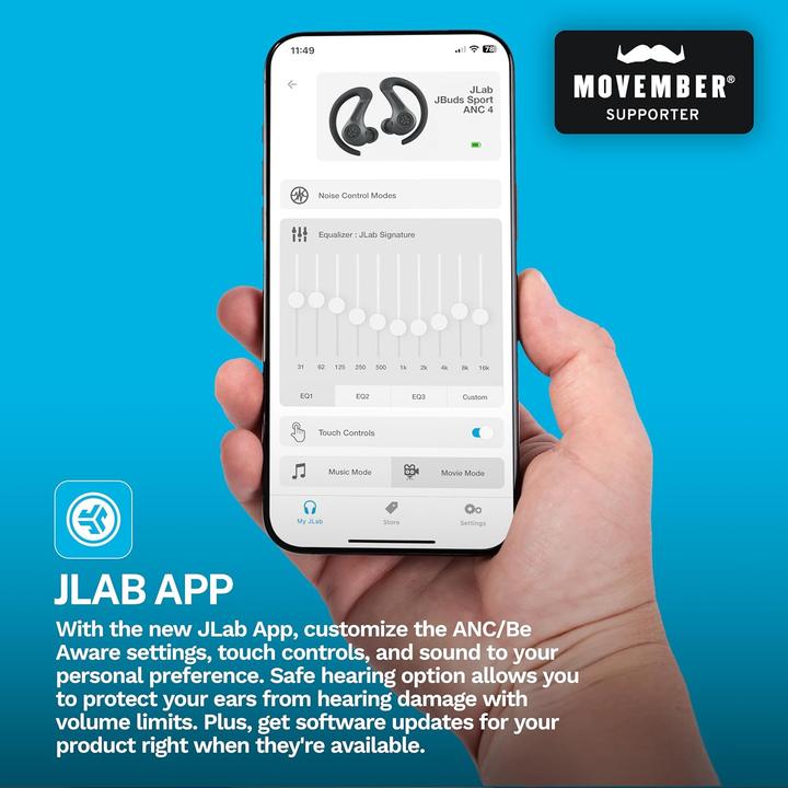 Produktbild JLab Audio JBuds Air Sport (ANC, Kabellos)