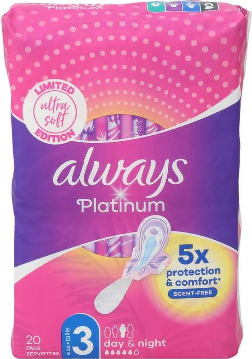 Produktbild Always Platinum Day & Night Long Sanitary Pads