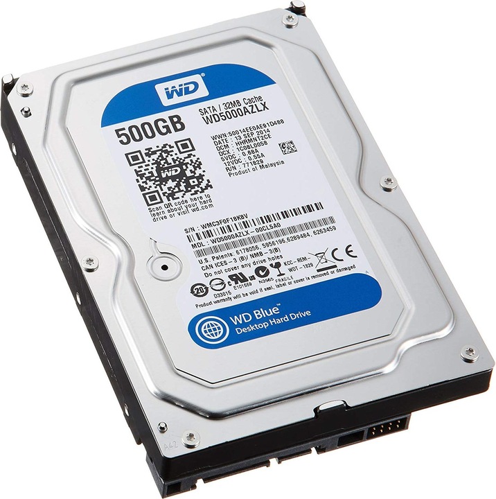 Actual product image WD Blue (0.50 TB, 3.5", CMR)