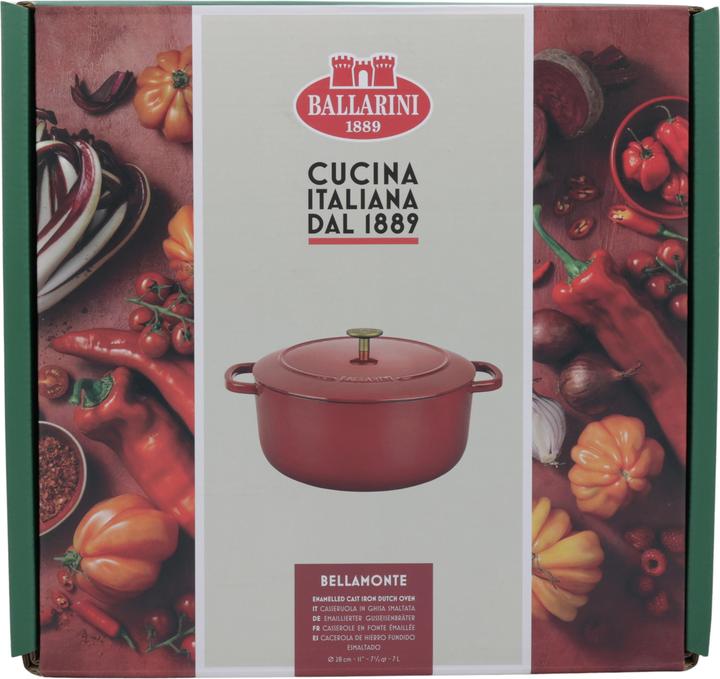 Actual product image Ballarini Cocotte BELLAMONTE (24 cm, Casserole + Stewpot, Cast iron)