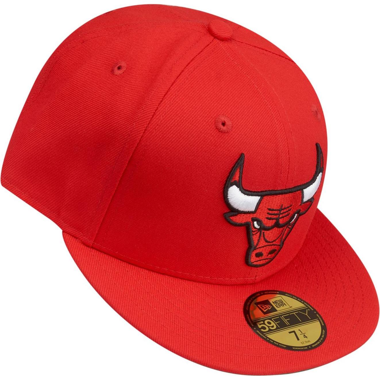 Thumbnail - New Era, Herren, Cap, 59Fifty Fitted Cap - NBA Chicago Bulls rot - 7 1/2, Rot, (7 1/2)