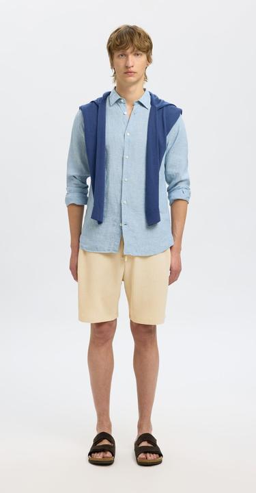 Actual product image Selected Waffle structure shorts (XL)