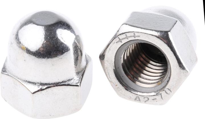 Produktbild RS PRO Hutmuttern Edelstahl A2 M12 (M12)