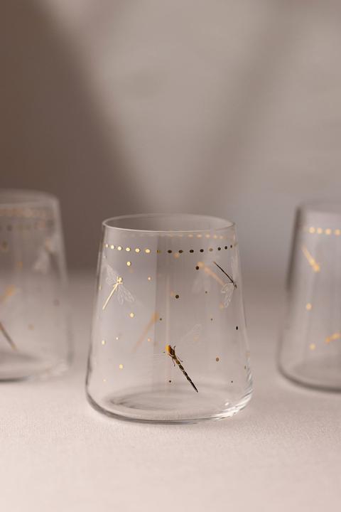 Actual product image Hermia Dragonfly Glass Set (4 Pieces) (0.42 l, 4x)