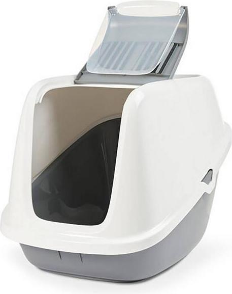 Immagine prodotto Savic Toilette chat Nestor Giant gris/blanc (Lettiera per gatti chiusa)