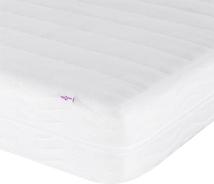 Actual product image VidaXL Bed Upholstered bed Double bed Faux leather bed with mattress White 200x200cm (200 x 200 cm)